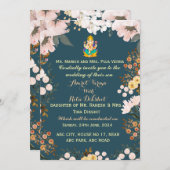 Invitations de mariage indiennes (Devant / Derrière)