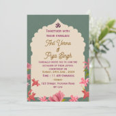 Invitations de mariage indiennes (Debout devant)