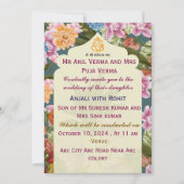 Invitations de mariage indiennes (Devant)