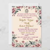 Invitations de mariage indiennes (Devant)