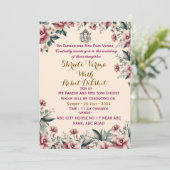 Invitations de mariage indiennes (Debout devant)