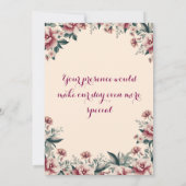 Invitations de mariage indiennes (Dos)