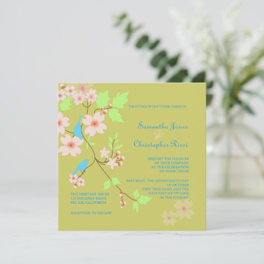 Invitations de mariage Inséparables (Debout devant)
