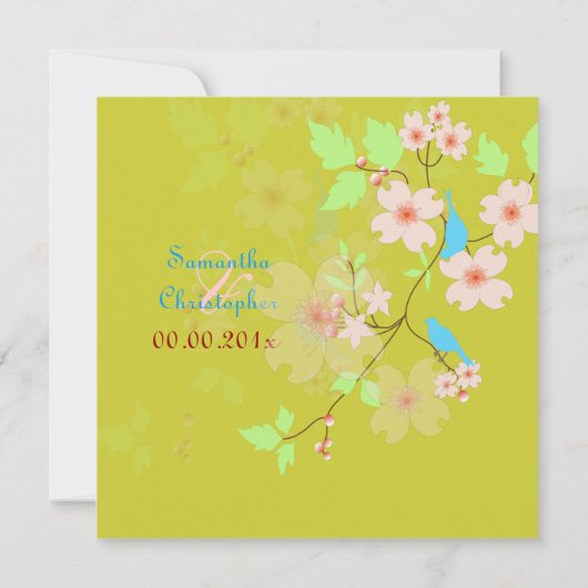Invitations de mariage Inséparables (Dos)