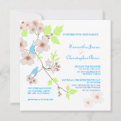 Invitations de mariage Inséparables/arrière - plan (Devant)