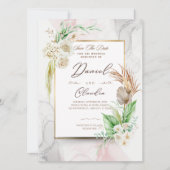 Invitations de mariage intemporelles : Styles élég (Devant)