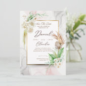 Invitations de mariage intemporelles : Styles élég (Debout devant)