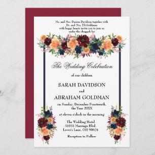 Invitations de mariage juives traditionnelles - Vi