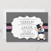 Invitations de mariage KiniArt Corgi (Devant)