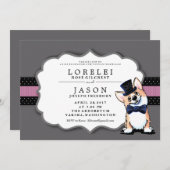 Invitations de mariage KiniArt Corgi (Devant / Derrière)