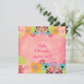 Invitations de mariage Leis/Luau (Debout devant)