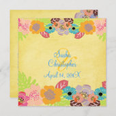 Invitations de mariage Leis/Luau (Devant / Derrière)