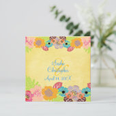 Invitations de mariage Leis/Luau (Debout devant)