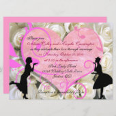 Invitations de mariage lesbiennes personnalisées p (Devant / Derrière)