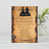 Invitations de mariage lesbiennes personnalisées p (Debout devant)