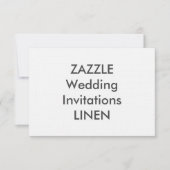Invitations de mariage LINEN 6.25" x 4.5" (Devant)