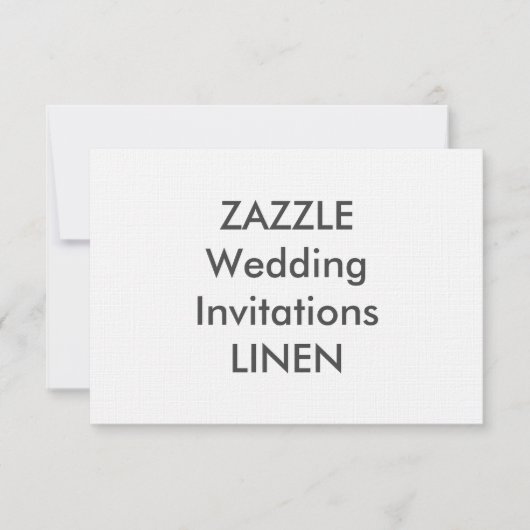 Invitations de mariage LINEN 6.25" x 4.5" (Devant)