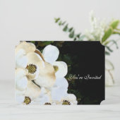 Invitations de mariage Magnolia (Debout devant)