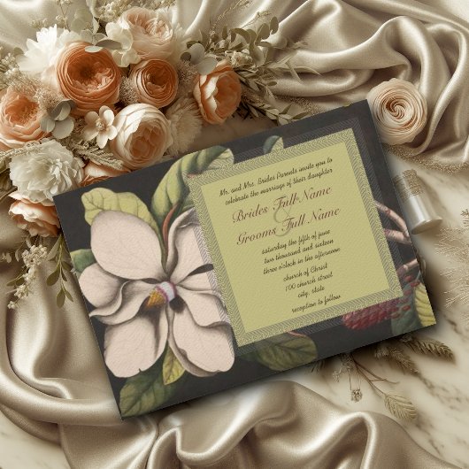 Invitations de mariage Magnolia