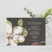 Invitations de mariage Magnolia (Debout devant)