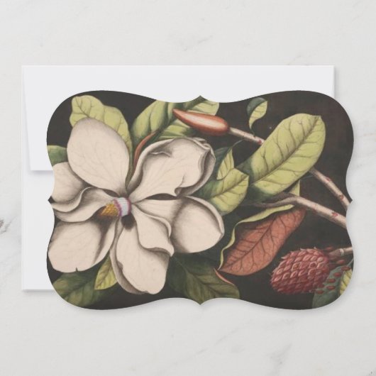 Invitations de mariage Magnolia (Dos)