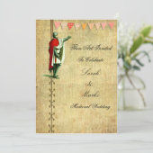 Invitations de mariage médiévales (Debout devant)