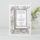 Invitations de mariage médiévales éclairées (Debout devant)