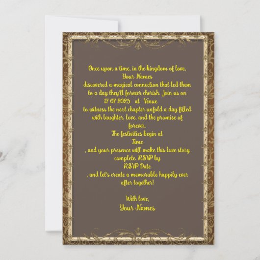 Invitations de mariage mexicaines (Devant)