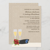 Invitations de mariage militaire (Devant / Derrière)