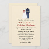 Invitations de mariage militaire (Devant / Derrière)