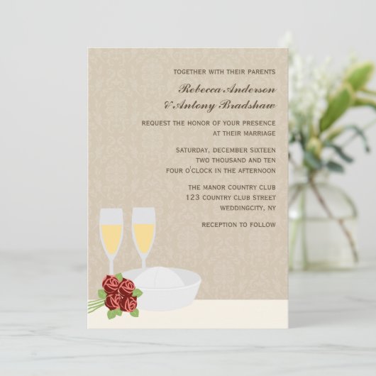 Invitations de mariage militaire (Debout devant)