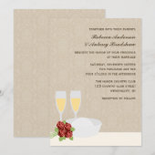 Invitations de mariage militaire (Devant / Derrière)