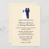 Invitations de mariage militaire (Devant / Derrière)