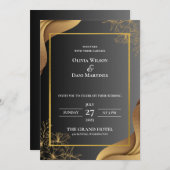 INVITATIONS DE MARIAGE modèle EN LIGNE avec fronti (Devant / Derrière)
