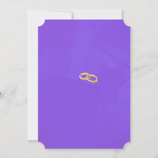 INVITATIONS DE MARIAGE modèle EN LIGNE avec fronti (Dos)