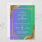 INVITATIONS DE MARIAGE modèle EN LIGNE avec fronti (Devant)