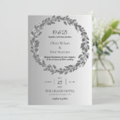INVITATIONS DE MARIAGE modèle MONogramme EN LIGNE (Debout devant)
