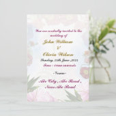 Invitations de mariage modernes (Debout devant)