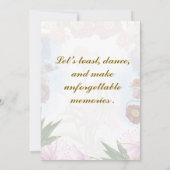 Invitations de mariage modernes (Dos)