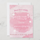 Invitations de mariage modernes, Mariage minimalis (Dos)