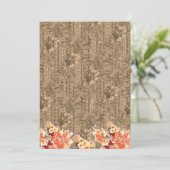 Invitations de mariage modifiables avec cartes RSV (Debout devant)