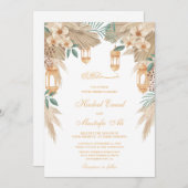 Invitations de mariage musulman du Ramadan (Devant / Derrière)