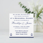 Invitations de Mariage nautique (Debout devant)
