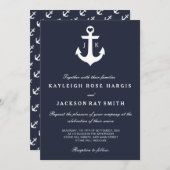 Invitations de mariage nautiques| Mariage (Devant / Derrière)