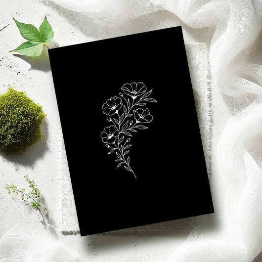 Invitations de mariage noir