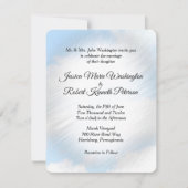 Invitations de mariage nuages (Devant)