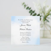 Invitations de mariage nuages (Debout devant)