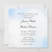 Invitations de mariage nuages (Devant)