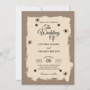 invitations de mariage occidentales