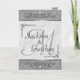 Invitations de mariage organisées personnalisables
